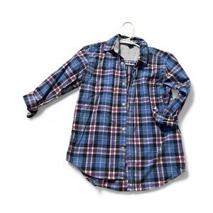 Size 10 Gap Plaid Button Up long sleeve